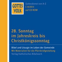 Enlarge image Cover: Gottes Volk LJ C8/2013 CD-ROM - Katholisches Bibelwerk