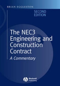 Abbildung von: The NEC 3 Engineering and Construction Contract - Blackwell Science Ltd