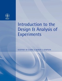 Enlarge image Cover: Introduction to the Design and Analysis of Experiments - Wiley
