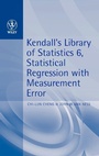 Cover: Statistical Regression with Measurement Error - Wiley