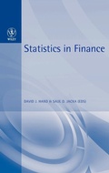 Cover: Statistics in Finance - Wiley