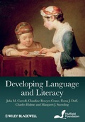 Cover: Developing Language and Literacy - Wiley