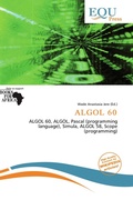 Cover: ALGOL 60 - Equ Press