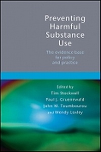 Enlarge image Cover: Preventing Harmful Substance Use - The Evidence Base for Policy and Practice - Wiley