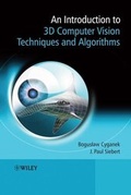 Cover: An Introduction to 3D Computer Vision Techniques and Algorithms - Wiley