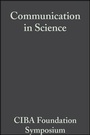 Cover: Communication in Science - Wiley