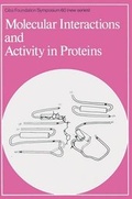 Cover: Molecular Interactions and Activity in Proteins - Wiley