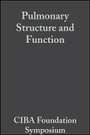Cover: Ciba Foundation Symposium - Pulmonary Structure And Function - Wiley