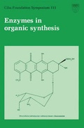Cover: Ciba Foundation Symposium 111 - Enzymes in Organic Synthesis - Wiley