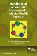 Cover: Handbook of Service User Involvement in Mental Health Research - Wiley