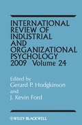 Cover: International Review of Industrial and Organizational Psychology, 2009 Volume 24 - Wiley