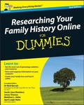 Cover: Researching Your Family History Online For Dummies, UK Edition - Wiley