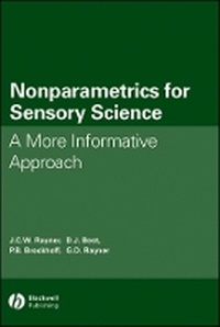 Enlarge image Cover: Nonparametrics for Sensory Science - A More Informative Approach - Wiley