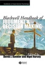 Cover: Blackwell Handbook of Judgment and Decision Making - Wiley-Blackwell