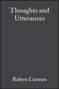 Cover: Thoughts and Utterances - Wiley-Blackwell