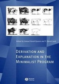 Cover: Derivation and Explanation in the Minimalist Program - Wiley-Blackwell