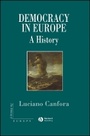 Cover: Democracy in Europe - A History of an Ideoloy - Wiley