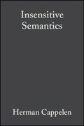 Cover: Insensitive Semantics - Wiley-Blackwell