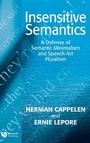 Cover: Insensitive Semantics - Wiley
