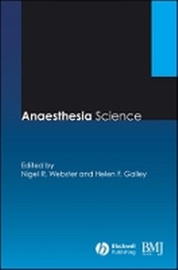 Enlarge image Cover: Anaesthesia Science - Wiley
