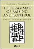 Cover: Grammar of Raising and Control: A Course in Syntac tic Argumentation - Wiley