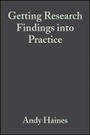 Cover: Getting Research Findings into Practice 2e - Wiley