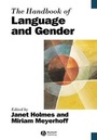 Cover: The Handbook of Language and Gender - Wiley-Blackwell