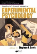 Cover: Handbook of Research Methods in Experimental Psychology - Wiley-Blackwell