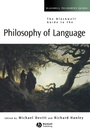 Cover: The Blackwell Guide to the Philosophy of Language - Wiley