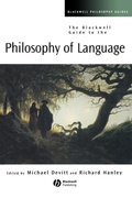 Cover: The Blackwell Guide to the Philosophy of Language - Wiley