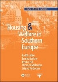 Enlarge image Cover: Housing & Welfare in Southern Europe - Wiley