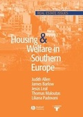 Cover: Housing and Welfare in Southern Europe - Wiley-Blackwell