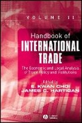 Cover: Handbook of International Trade Volume II - Economic and Legal Analyses of Trade Policy and Institutions - Wiley