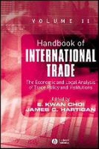 Enlarge image Cover: Handbook of International Trade Volume II - Economic and Legal Analyses of Trade Policy and Institutions - Wiley