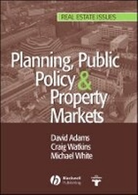 Enlarge image Cover: Planning, Public Policy and Property Markets - Wiley