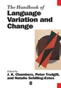 Cover: The Handbook of Language Variation and Change - Wiley-Blackwell