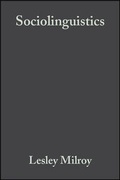 Cover: Sociolinguistics - Wiley-Blackwell