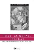 Cover: Text, Context, Pretext - Wiley-Blackwell