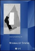Cover: Minimalist Syntax - Wiley