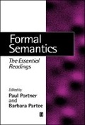 Cover: Formal Semantics - Wiley