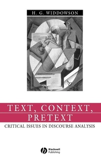 Enlarge image Cover: Text, Context, Pretext - Wiley