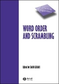 Cover: Word Order and Scrambling - Wiley