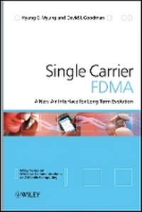 Enlarge image Cover: Single Carrier FDMA - A New Air Interface for Long Term Evolution - Wiley