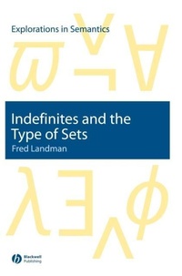 Enlarge image Cover: Indefinites and the Type of Sets - Wiley