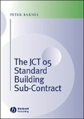 Cover: JCT 05 Standard Building Sub-Contract - Wiley