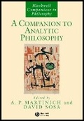 Cover: A Companion to Analytic Philosophy - Blackwell Publishers