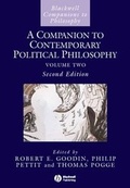 Cover: A Companion to Contemporary Political Philosophy - Wiley-Blackwell
