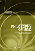 Cover: Contemporary Debates in Philosophy of Mind - Wiley-Blackwell