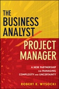 Cover: The Business Analyst/Project Manager - Wiley