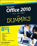 Cover: Office 2010 All-in-One For Dummies - Wiley